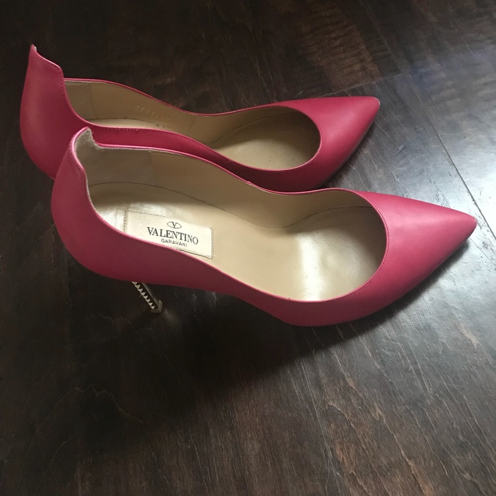 Valentino stud heel pumps